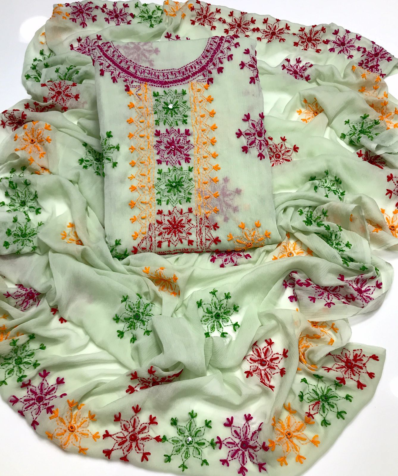 Handmade Shaffon Balochi Tanka 2Piece