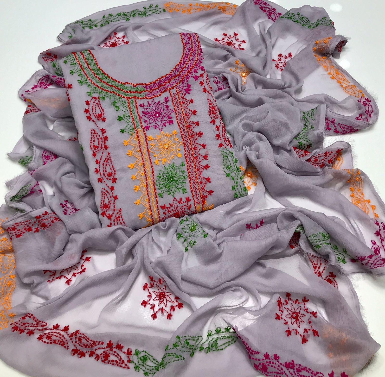 Handmade Shaffon Balochi Tanka 2Piece