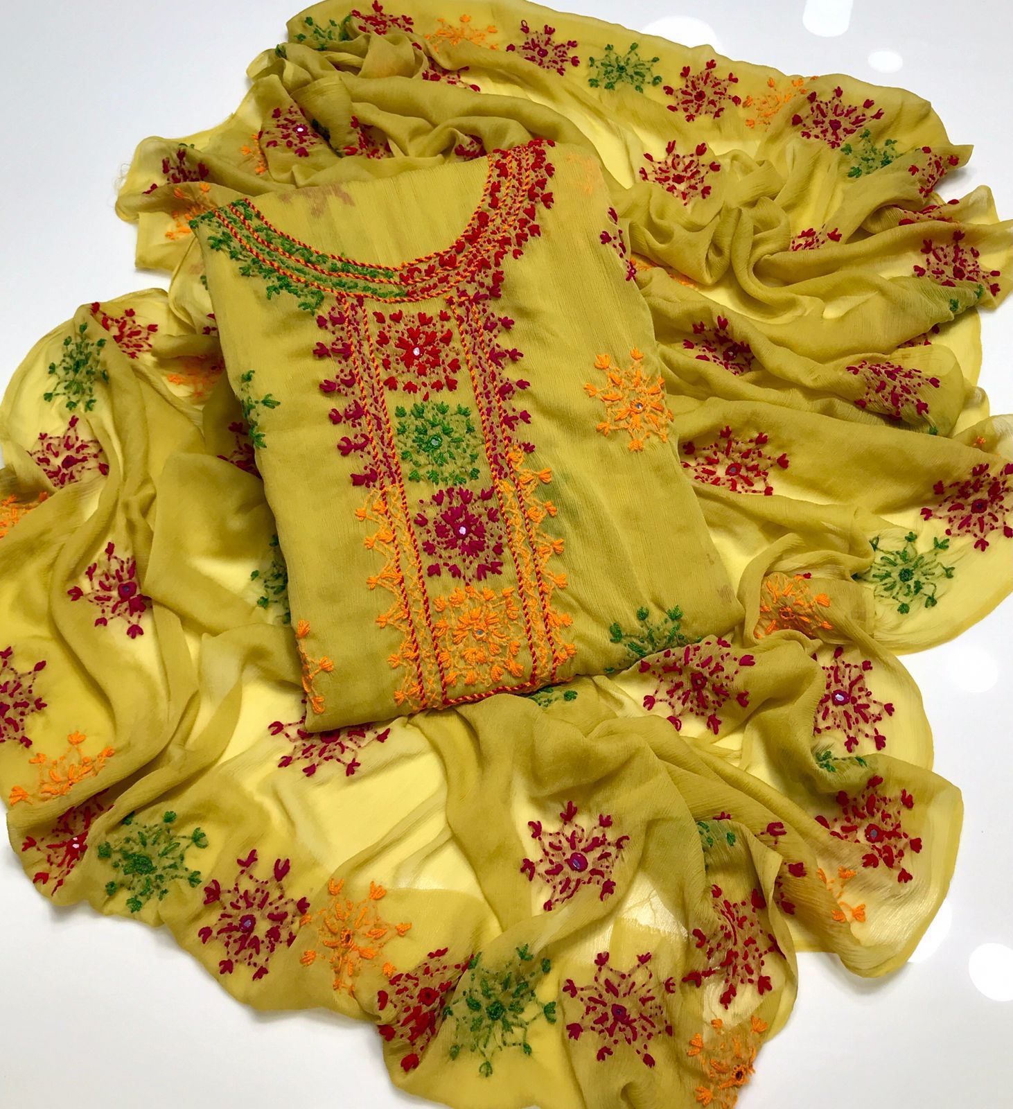 Handmade Shaffon Balochi Tanka 2Piece