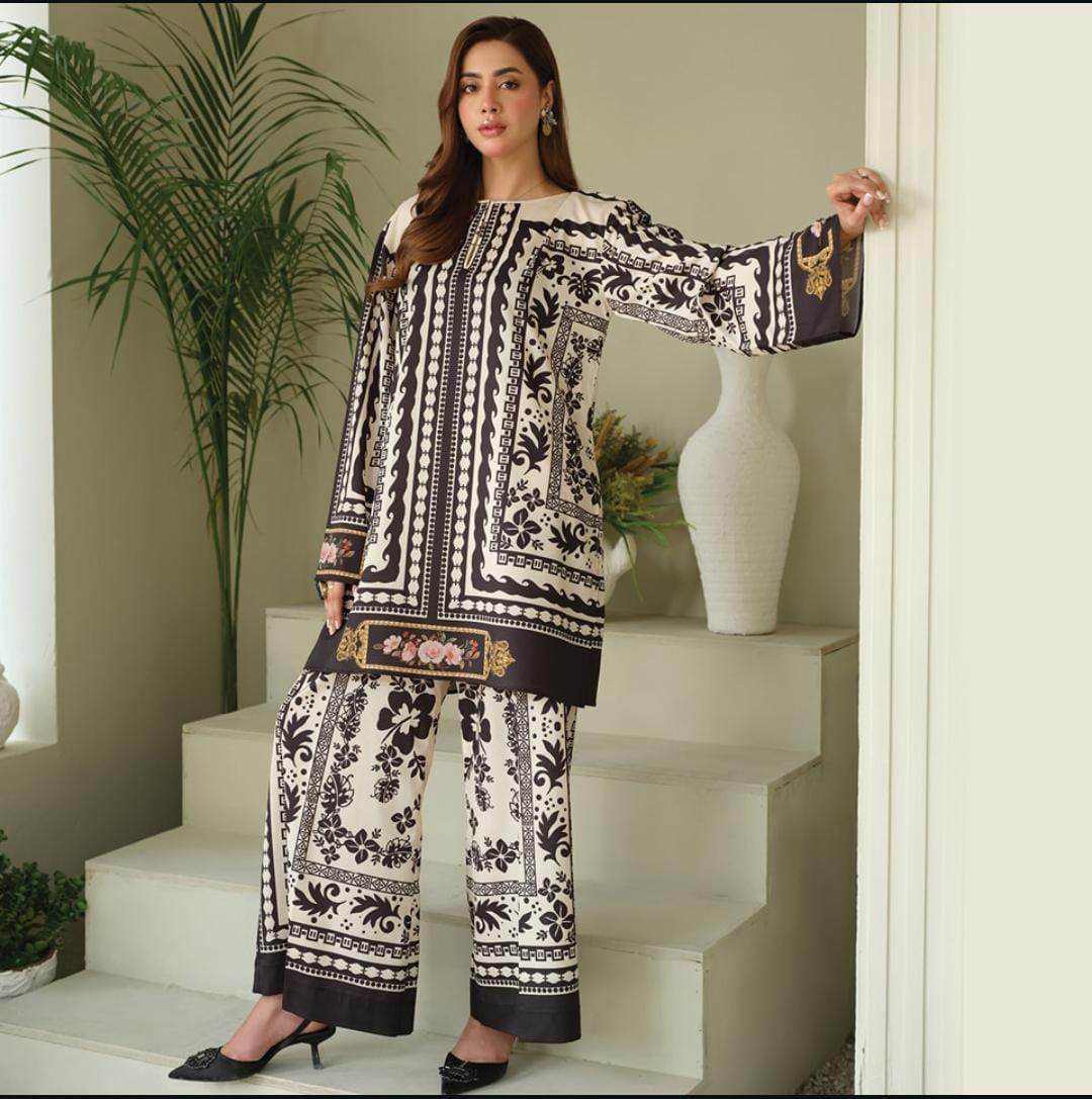 Shamose Silk Digital Print 3Piece