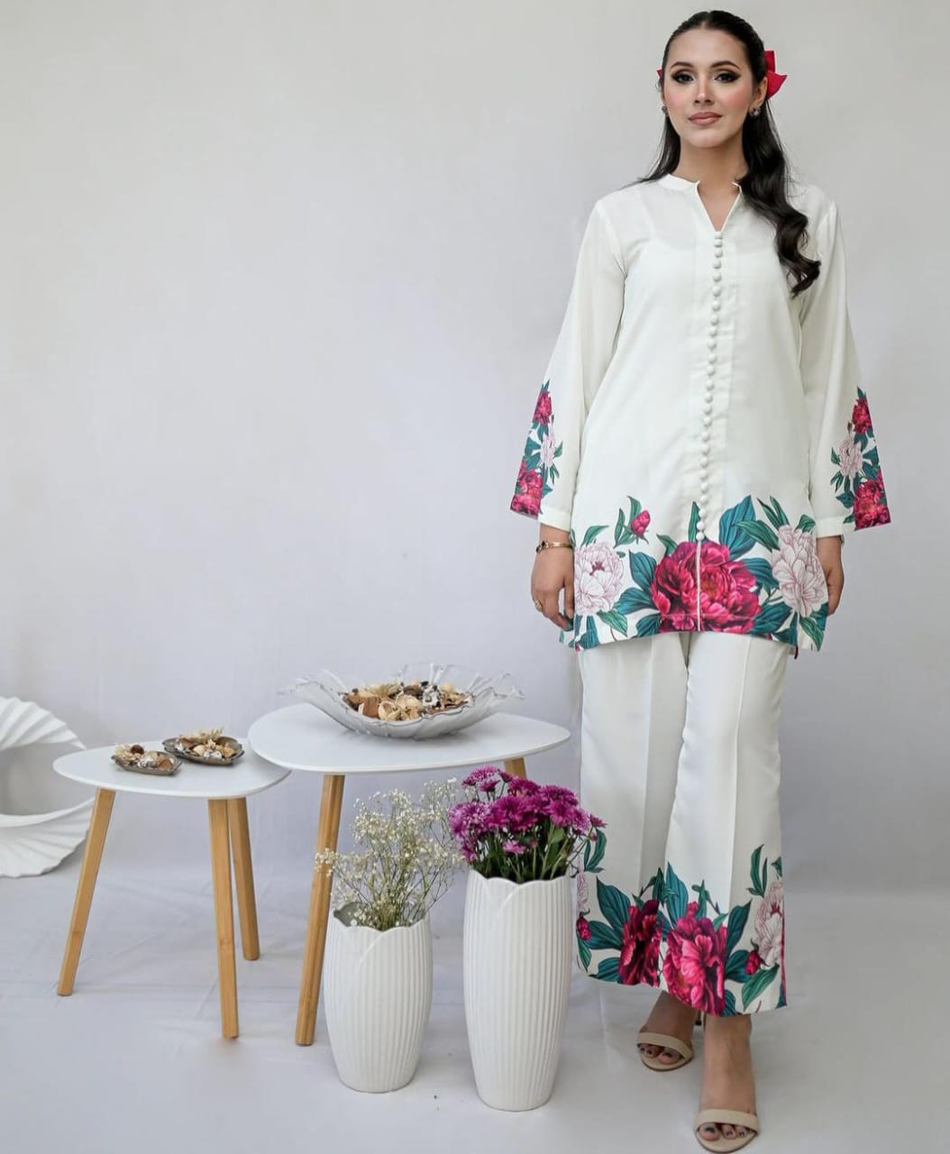 Shamose Silk Digital Print 3Piece