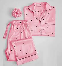 Swan - 2pc silk pjs set